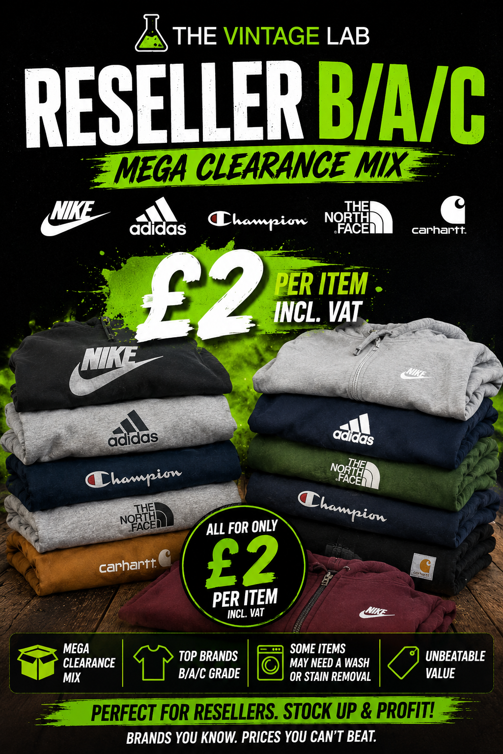 100pc mega clearance mix